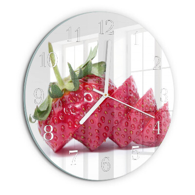 Round wall clock Strawberry