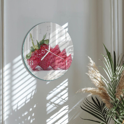 Round wall clock Strawberry