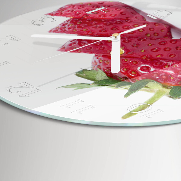 Round wall clock Strawberry