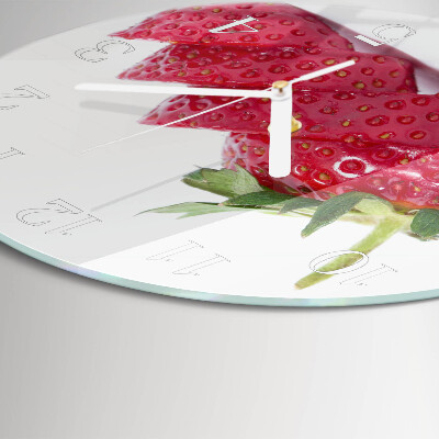 Round wall clock Strawberry