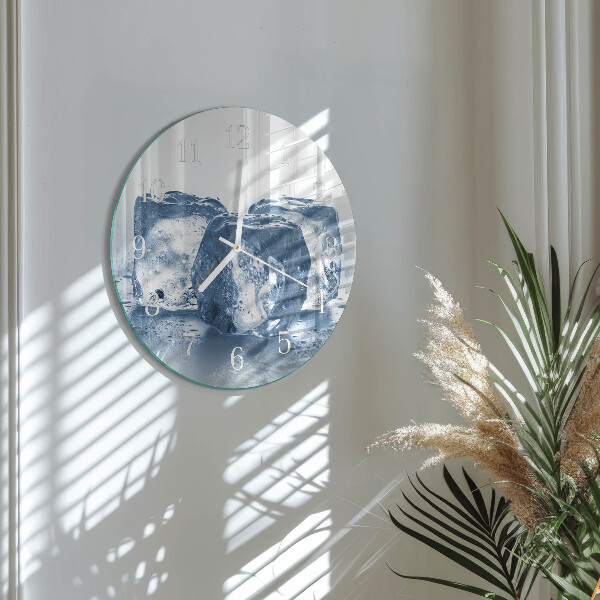 Round wall clock Ice