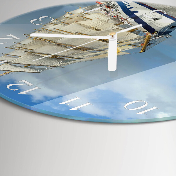 Round wall clock Ship