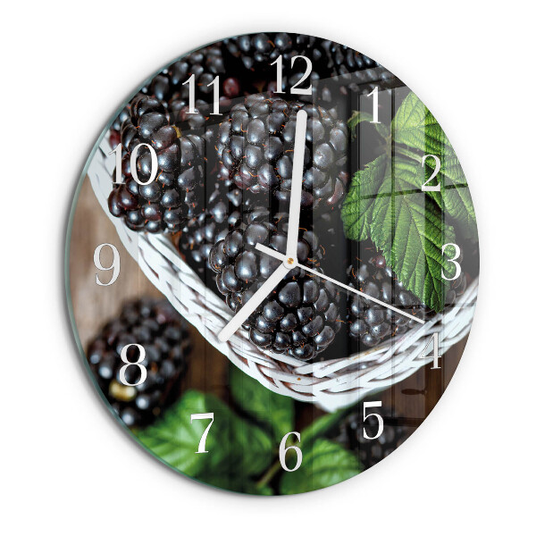 Round wall clock Blackberries