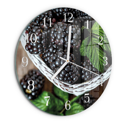 Round wall clock Blackberries