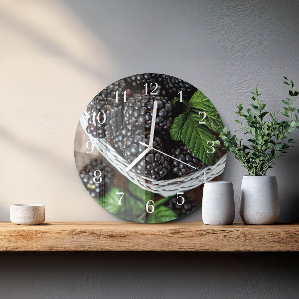 Round wall clock Blackberries