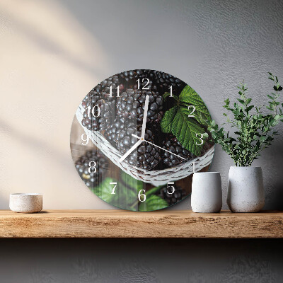 Round wall clock Blackberries