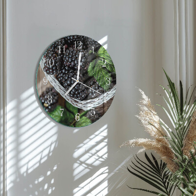 Round wall clock Blackberries
