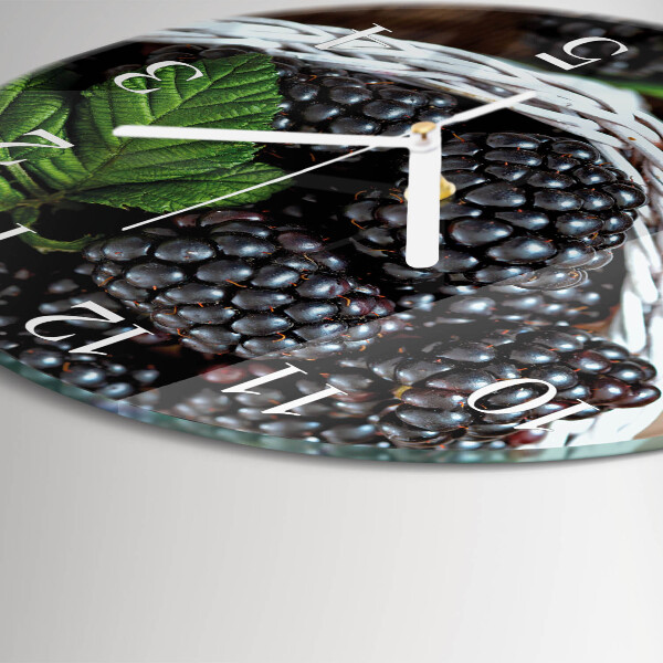 Round wall clock Blackberries