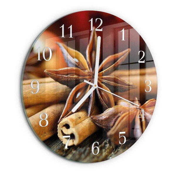 Round wall clock Anise Cinnamon
