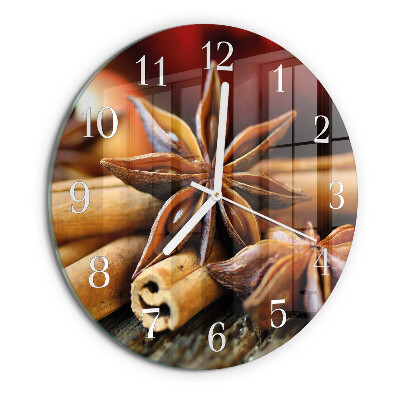Round wall clock Anise Cinnamon