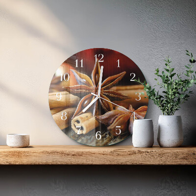 Round wall clock Anise Cinnamon