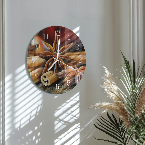 Round wall clock Anise Cinnamon