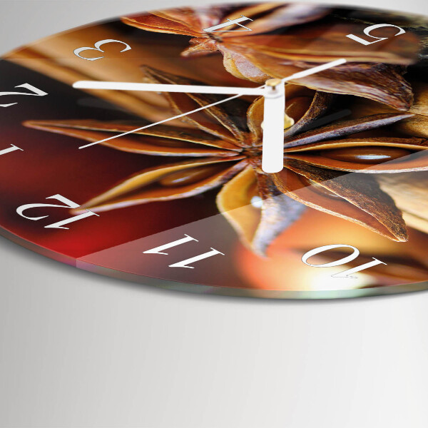 Round wall clock Anise Cinnamon