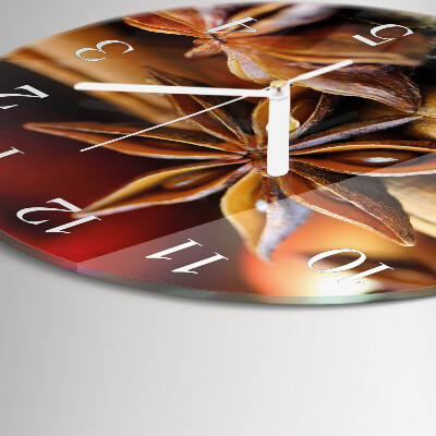 Round wall clock Anise Cinnamon