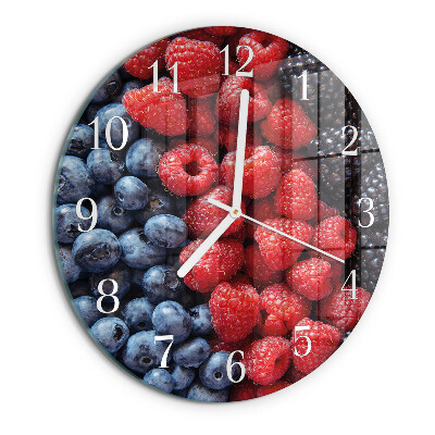 Round wall clock Berries