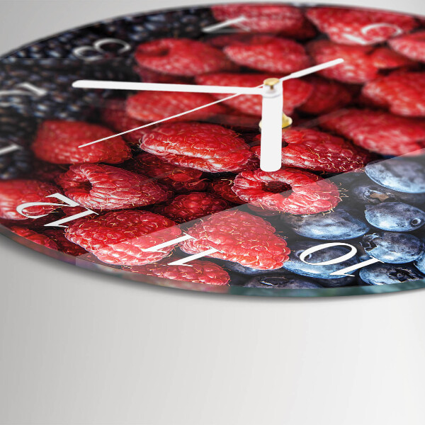 Round wall clock Berries