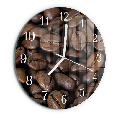 Round wall clock Coffee