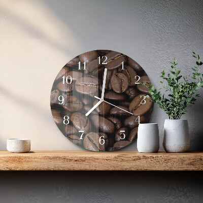 Round wall clock Coffee
