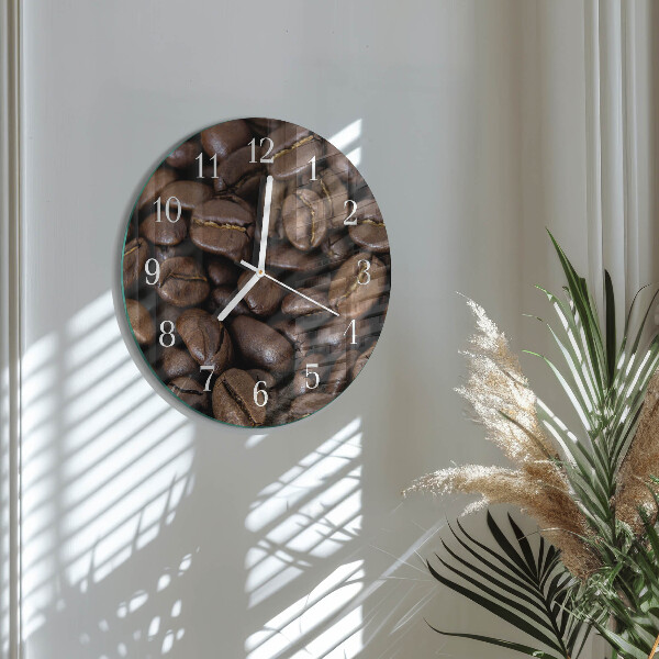 Round wall clock Coffee