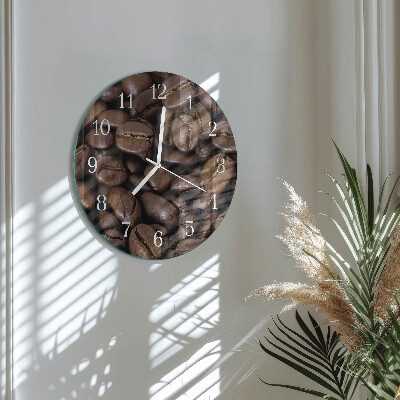 Round wall clock Coffee