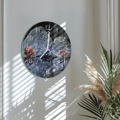 Round wall clock Piece