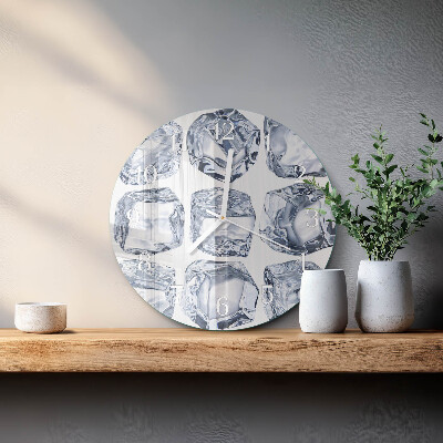 Round wall clock Ice