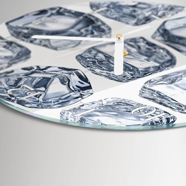 Round wall clock Ice