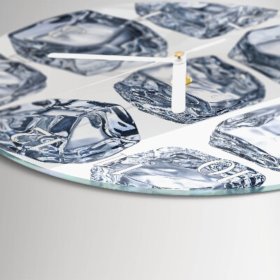 Round wall clock Ice
