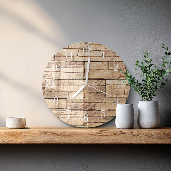 Round wall clock Clinker