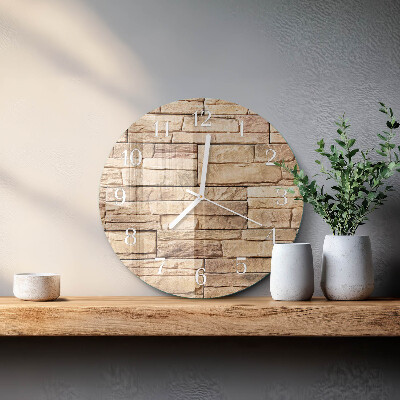 Round wall clock Clinker