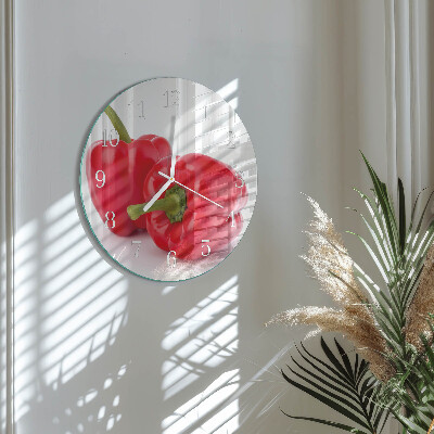 Round wall clock Pepper