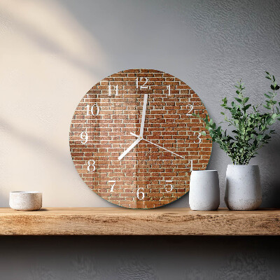 Round wall clock Brick