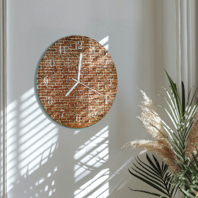 Round wall clock Brick