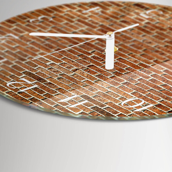 Round wall clock Brick