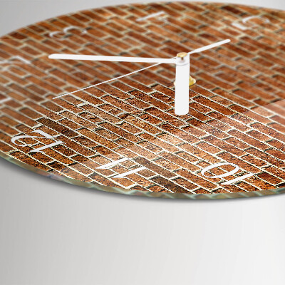 Round wall clock Brick