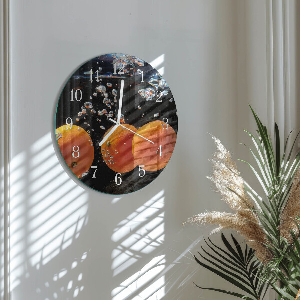 Round wall clock Oranges