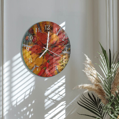 Round wall clock Spices