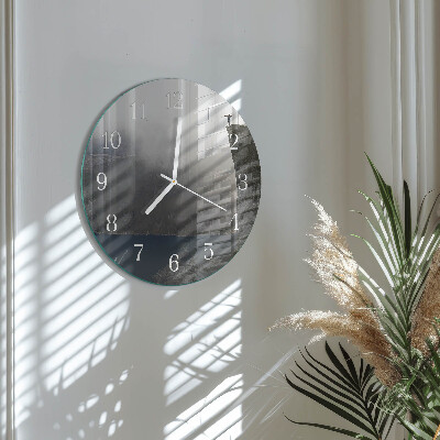 Round wall clock Abyss