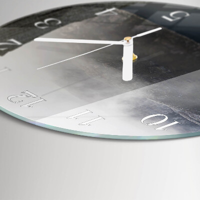 Round wall clock Abyss
