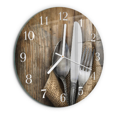 Round wall clock Cutlery