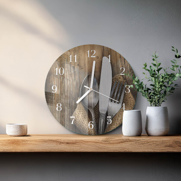 Round wall clock Cutlery