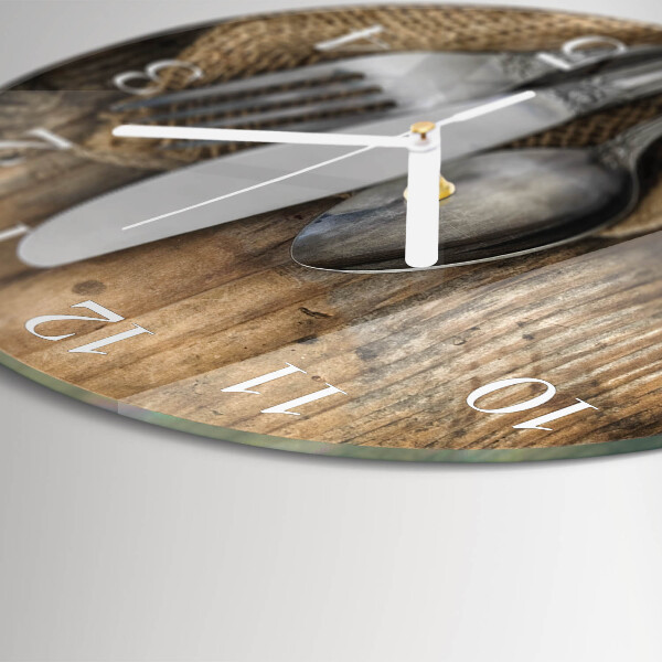 Round wall clock Cutlery