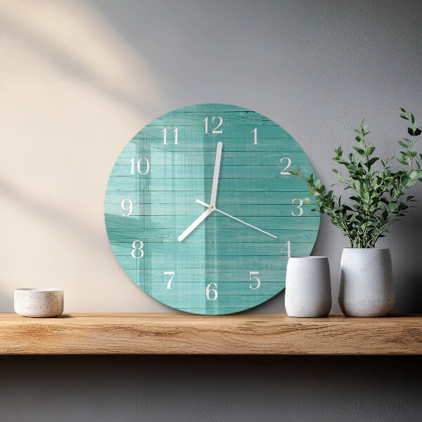 Round wall clock Green boards