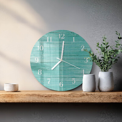 Round wall clock Green boards