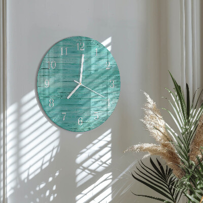 Round wall clock Green boards