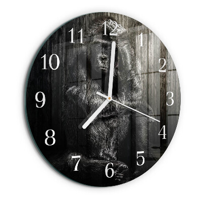 Round wall clock Gorilla