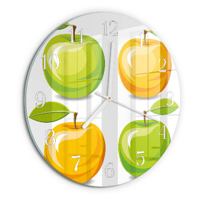 Round wall clock Apples