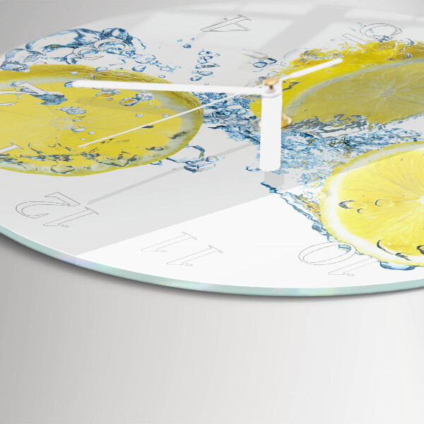 Round wall clock Lemons