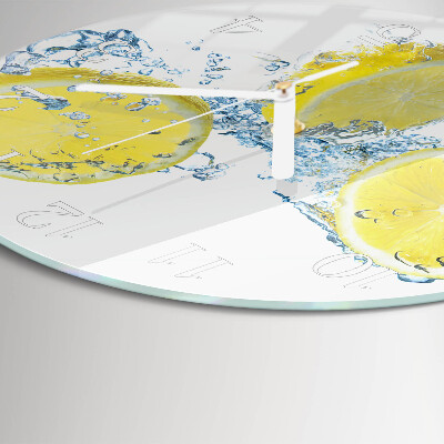 Round wall clock Lemons