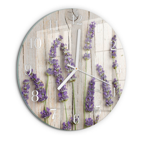 Round wall clock Lavender
